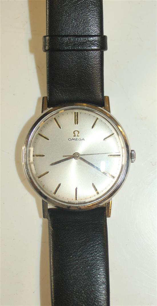 Omega stainless steel watch